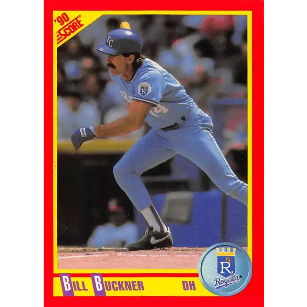 1990 Score #396 Bill Buckner NM-MT Kansas City Royals Baseball Card - Baseball Card Single