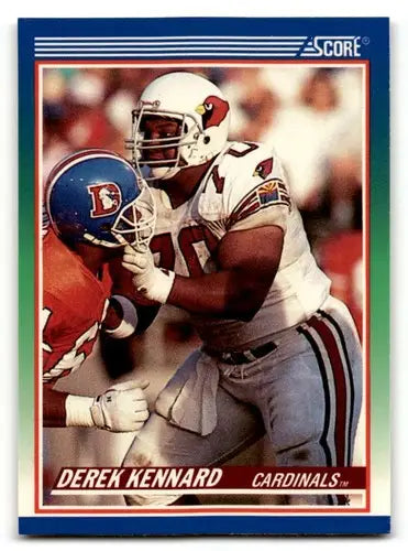1990 Score #397 Derek Kennard Phoenix Cardinals Football Cards EX/NM ID:57451 - Football Card Single