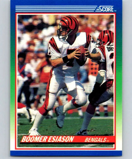 1990 Score #40 Boomer Esiason NM-MT Cincinnati Bengals Football Card