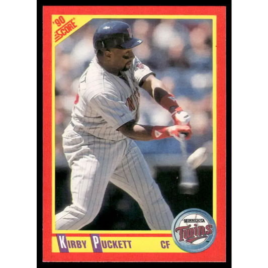 1990 Score #400 Kirby Puckett EX/NM Minnesota Twins Baseball Card - Baseball Card Single