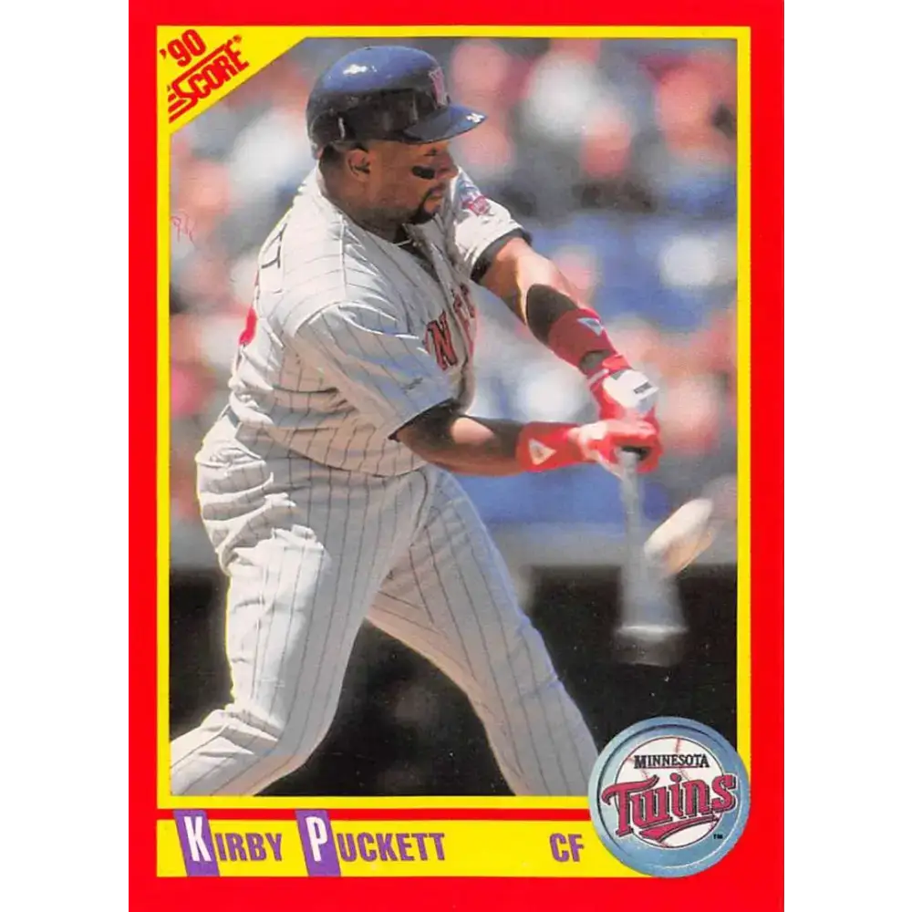 1990 Score #400 Kirby Puckett NM-MT Minnesota Twins Baseball Card - Baseball Card Single