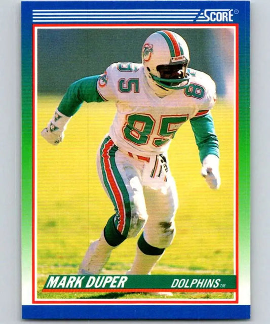 1990 Score #401 Mark Duper NM-MT Miami Dolphins Football Card - Football Card Single