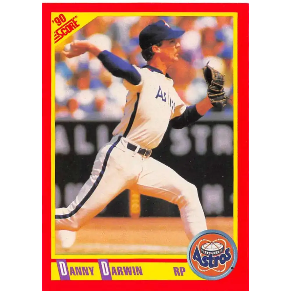 1990 Score #402 Danny Darwin NM-MT Houston Astros Baseball Card - Baseball Card Single
