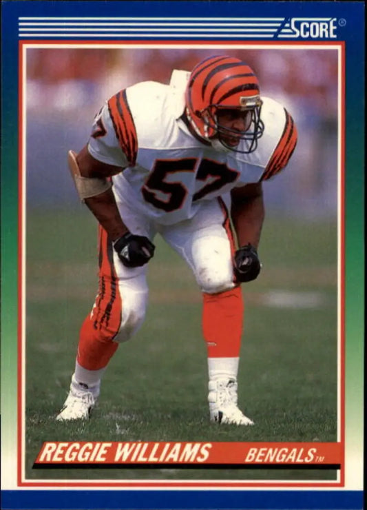 1990 Score #404 Reggie Williams NM-MT Cincinnati Bengals Football Card - Football Card Single