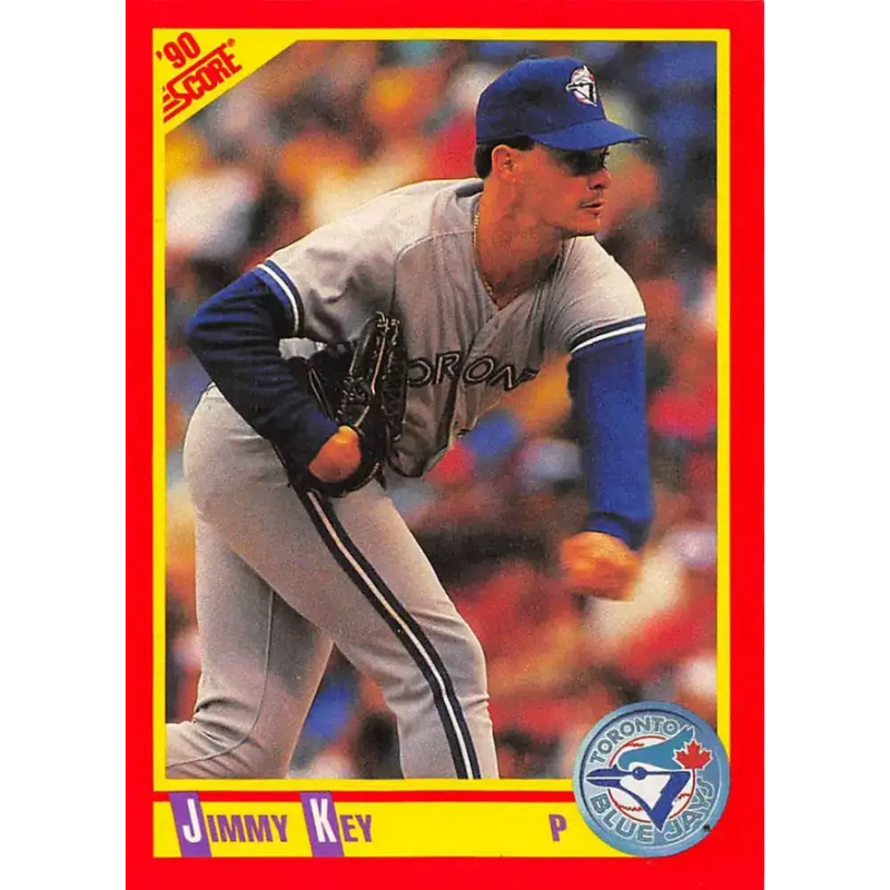 1990 Score #407 Jimmy Key NM-MT Toronto Blue Jays Baseball Card - Baseball Card Single