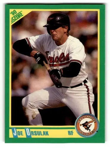 1990 Score #41 Joe Orsulak Baltimore Orioles Baseball Cards ID:52813 - Baseball Card Single
