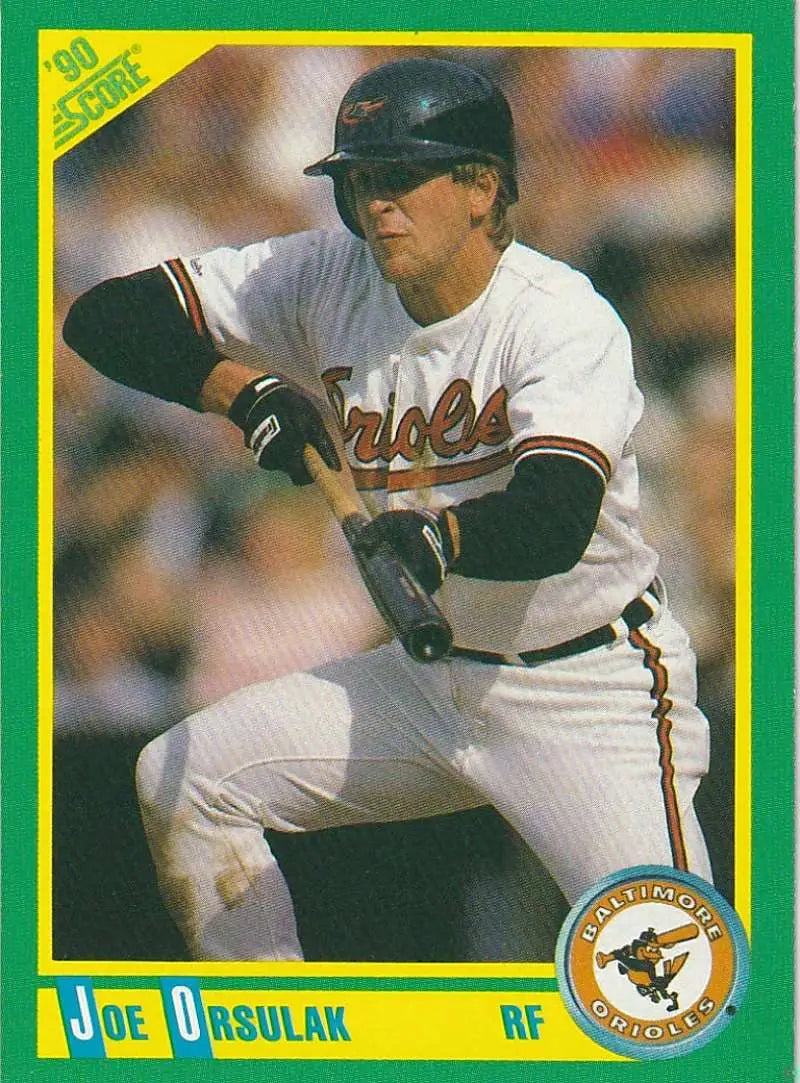 1990 Score #41 Joe Orsulak EX Excellent Baltimore Orioles Baseball Card - Baseball Card Single