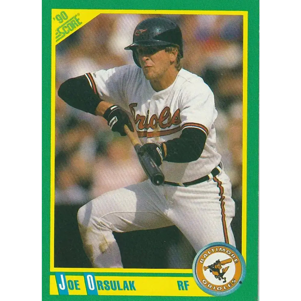 1990 Score #41 Joe Orsulak NM-MT Baltimore Orioles Baseball Card - Baseball Card Single