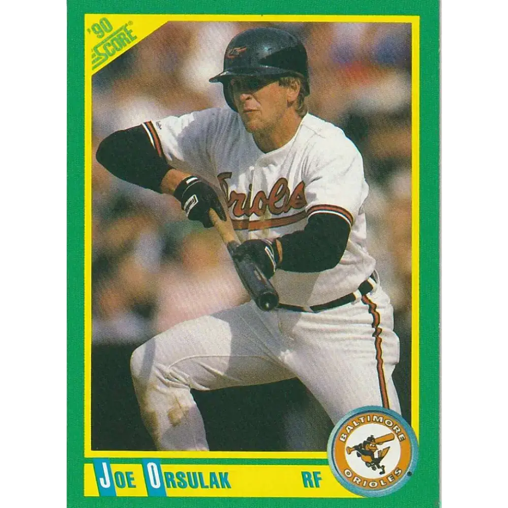 1990 Score #41 Joe Orsulak NM-MT Baltimore Orioles Baseball Card - Baseball Card Single