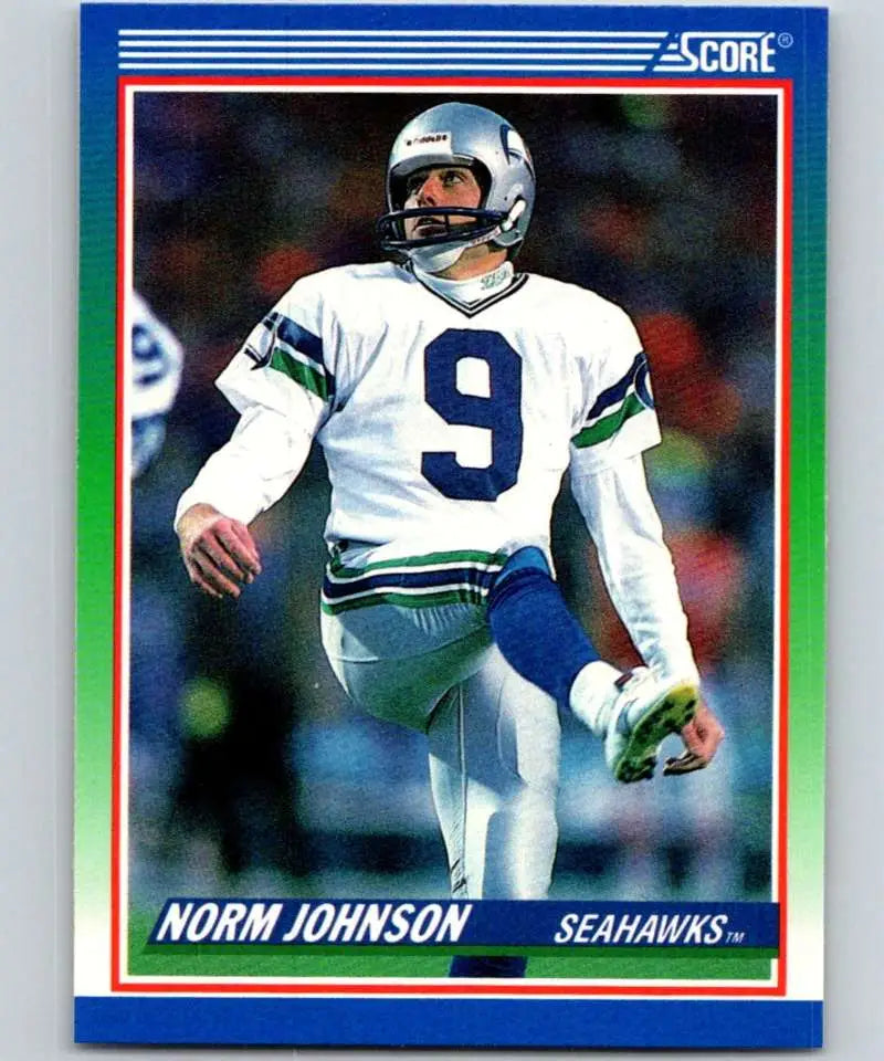 1990 Score #410 Norm Johnson NM-MT Seattle Seahawks Football Card - Football Card Single