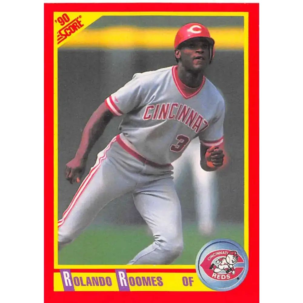 1990 Score #417 Rolando Roomes NM-MT Cincinnati Reds Baseball Card - Baseball Card Single