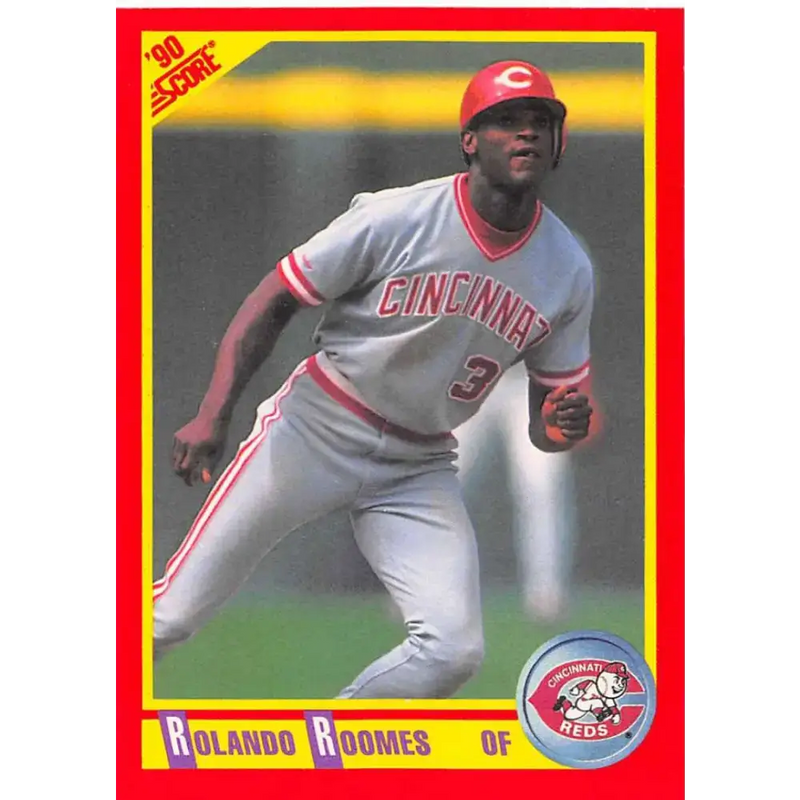 1990 Score #417 Rolando Roomes NM-MT Cincinnati Reds Baseball Card - Baseball Card Single