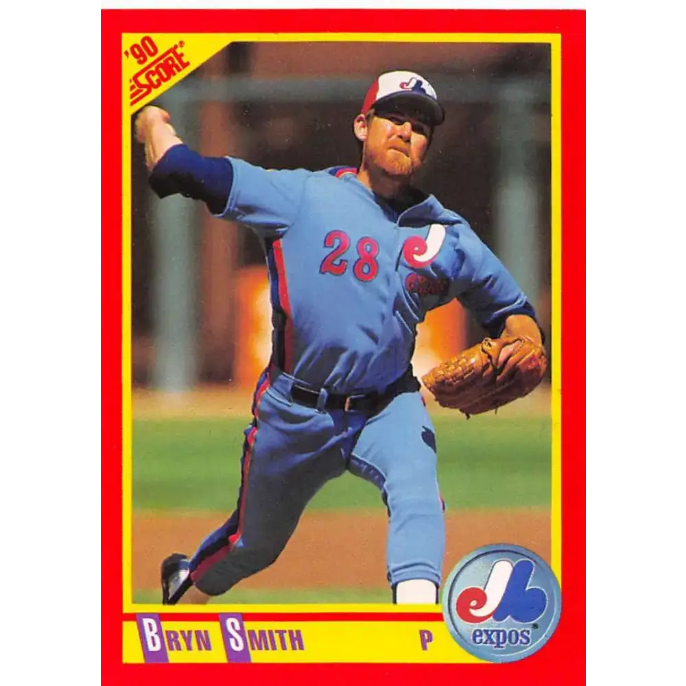 1990 Score #419 Bryn Smith NM-MT Montreal Expos Baseball Card - Baseball Card Single