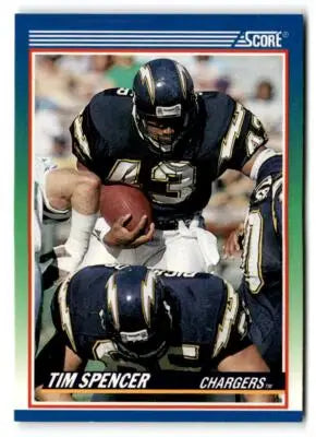 1990 Score #423 Tim Spencer - Football Card Single