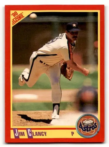 1990 Score Jim Clancy Houston Astros baseball card EX/NM product ID 55196