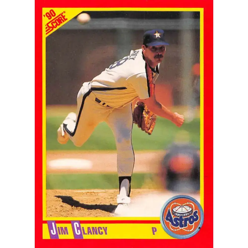 1990 Score #424 Jim Clancy NM-MT Houston Astros Baseball Card - Baseball Card Single