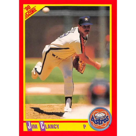 1990 Score #424 Jim Clancy NM-MT Houston Astros Baseball Card - Baseball Card Single