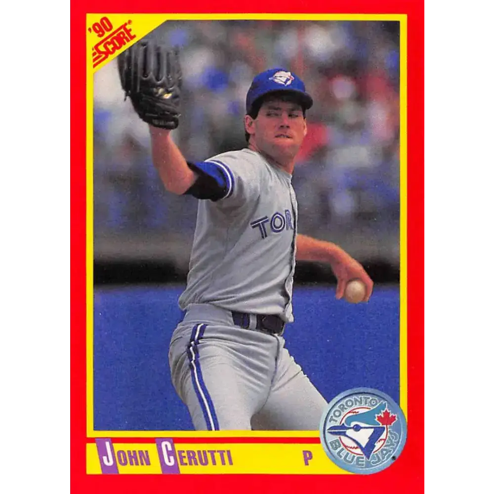 1990 Score #429 John Cerutti NM-MT Toronto Blue Jays Baseball Card - Baseball Card Single