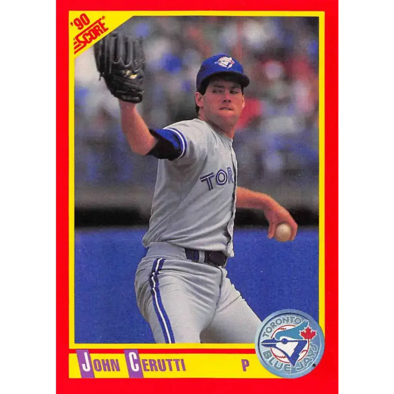 1990 Score #429 John Cerutti NM-MT Toronto Blue Jays Baseball Card - Baseball Card Single