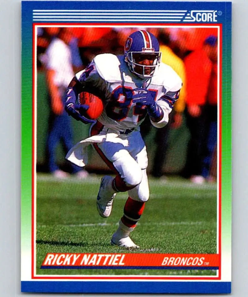 1990 Score #432 Ricky Nattiel NM-MT Denver Broncos Football Card - Football Card Single