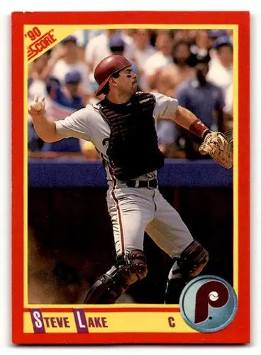 1990 Score #435 Steve Lake ID:46426 - Baseball Card Single