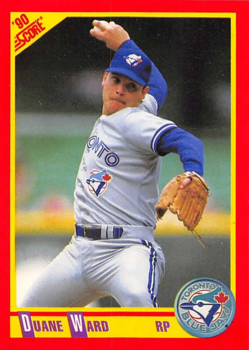1990 Score #439 Duane Ward EX Excellent Toronto Blue Jays Baseball Card - Baseball Card Single