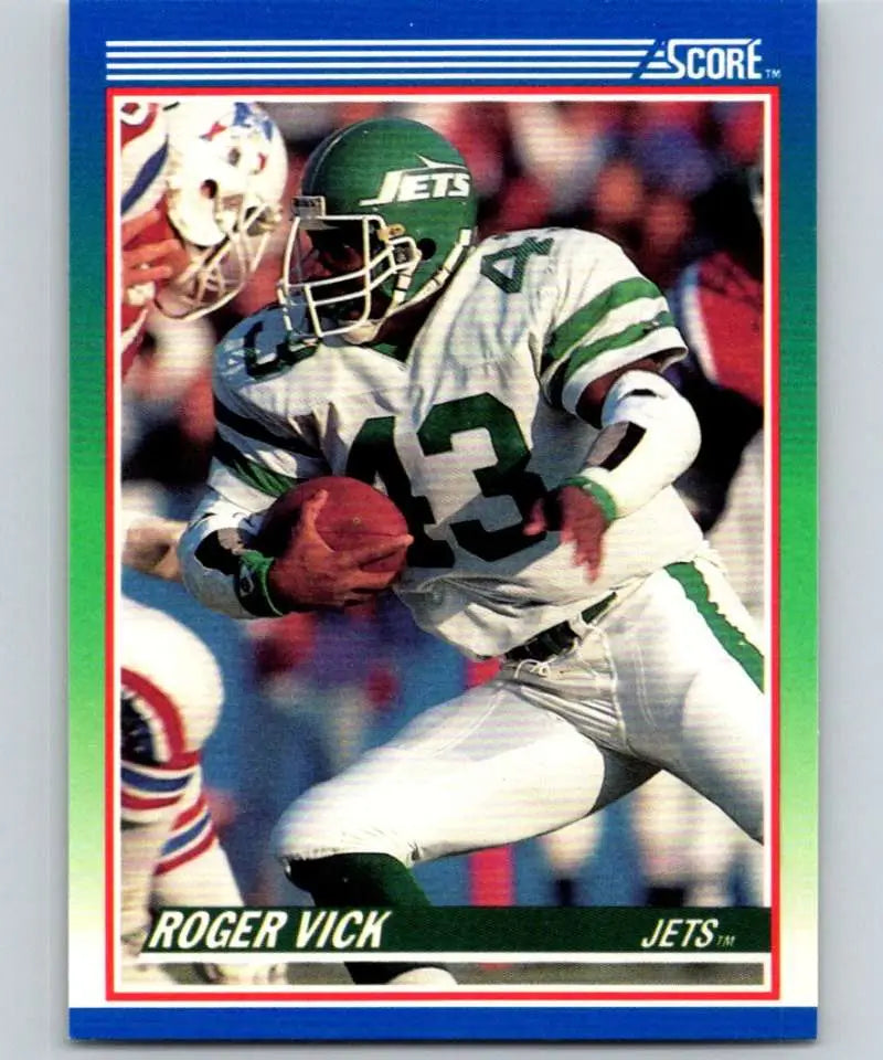 1990 Score #44 Roger Vick NM-MT New York Jets Football Card - Football Card Single