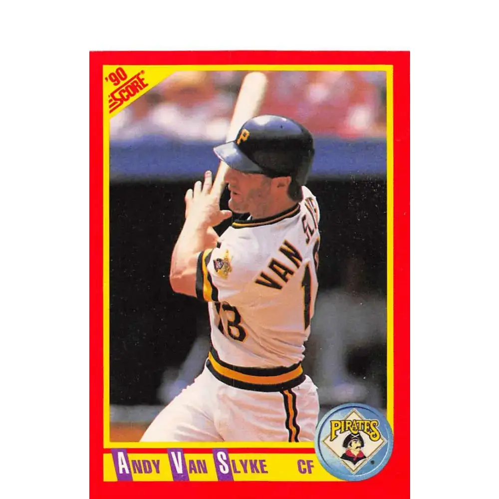 1990 Score #440 Andy Van Slyke NM-MT Pittsburgh Pirates Baseball Card - Baseball Card Single