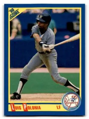 1990 Score #442 Luis Polonia ID:46870 - Baseball Card Single