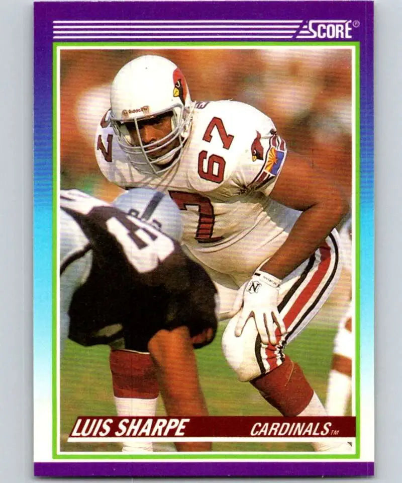 1990 Score #445 Luis Sharpe NM-MT Phoenix Cardinals Football Card - Football Card Single