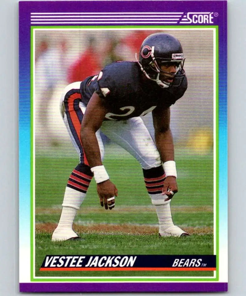 1990 Score #454 Vestee Jackson NM-MT Chicago Bears Football Card - Football Card Single