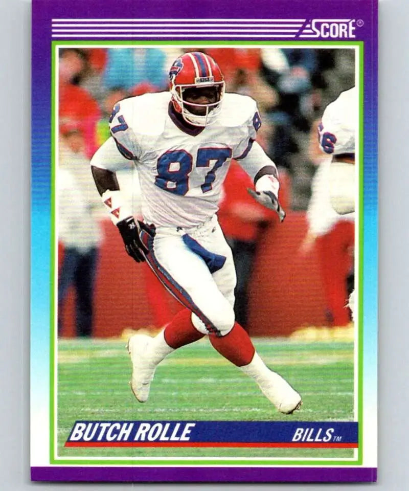 1990 Score #456 Butch Rolle NM-MT RC Rookie Buffalo Bills Football Card - Football Card Single