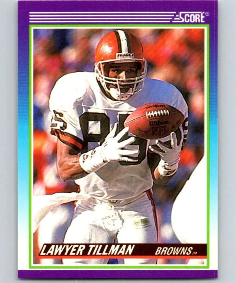 1990 Score #457 Lawyer Tillman NM-MT Cleveland Browns Football Card - Football Card Single