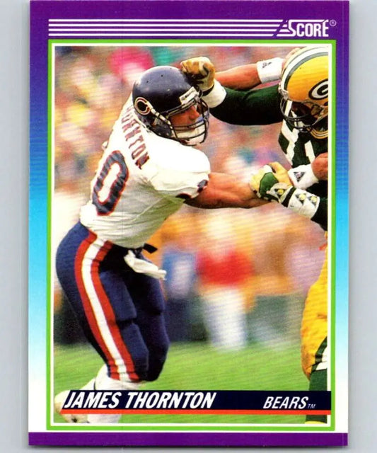 1990 Score #459 James Thornton NM-MT Chicago Bears Football Card