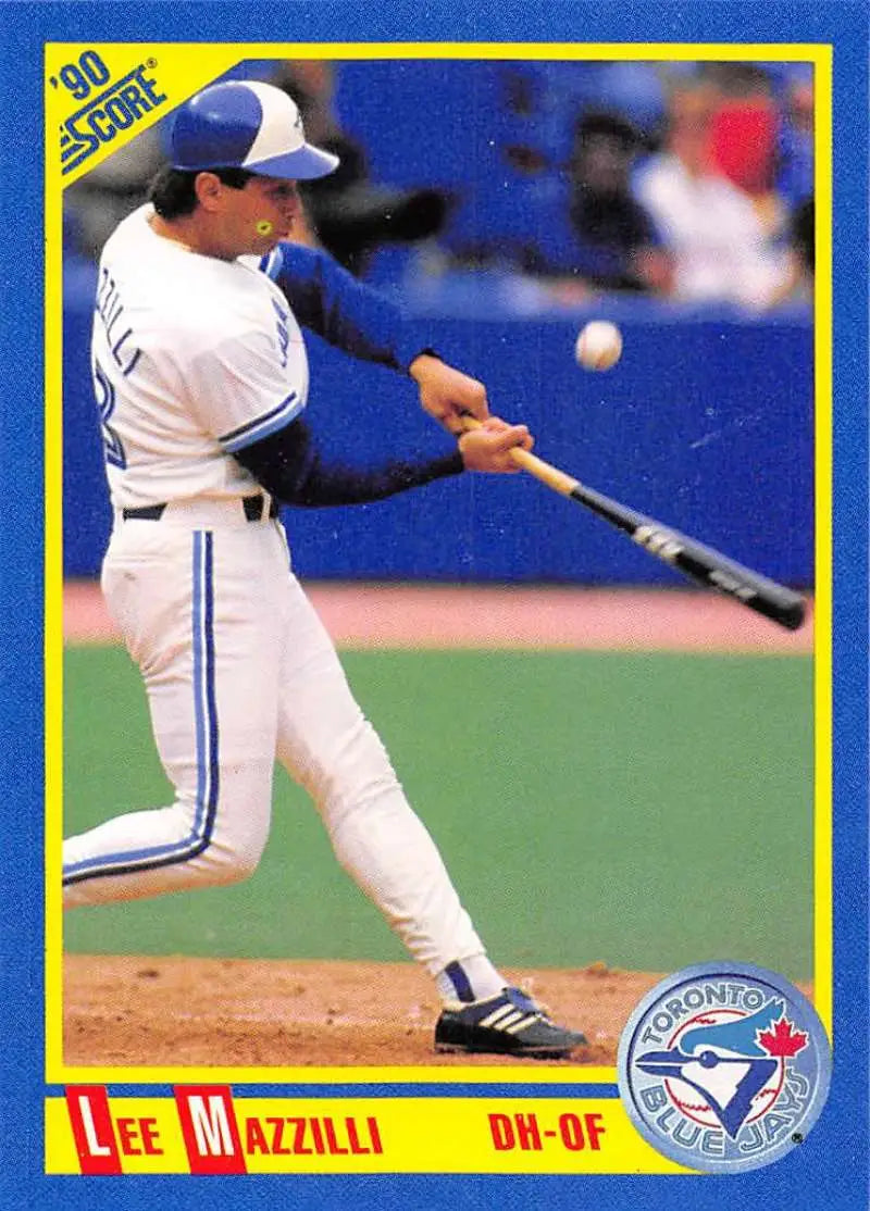 1990 Score #459 Lee Mazzilli EX Excellent Toronto Blue Jays Baseball Card - Baseball Card Single