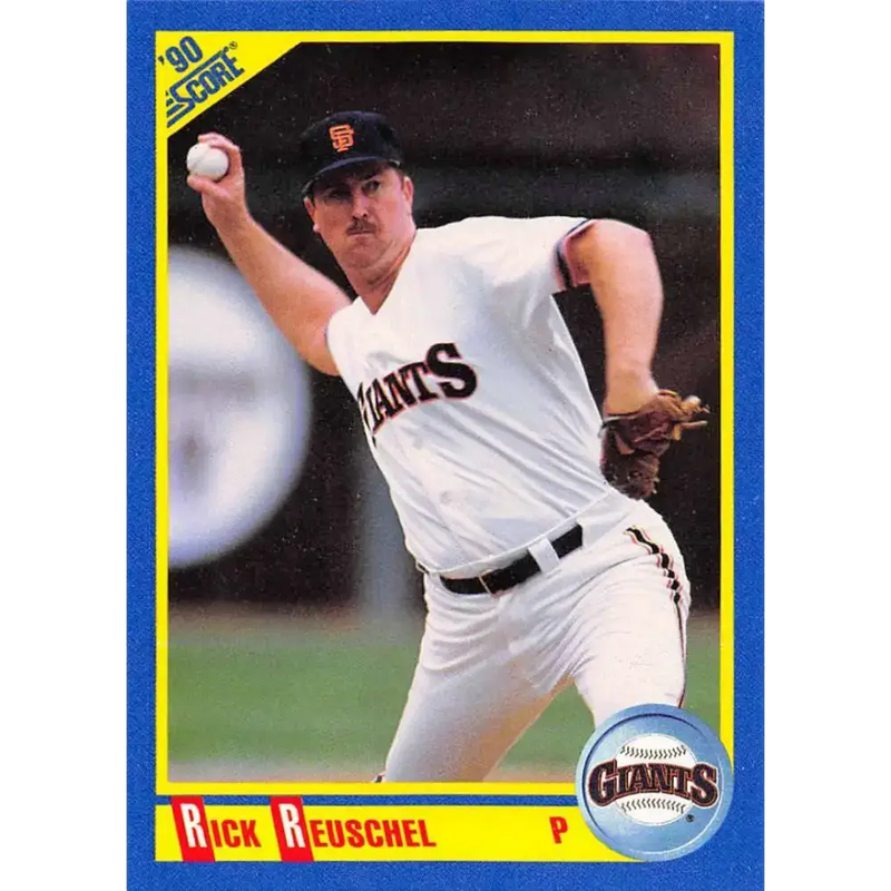 1990 Score #465 Rick Reuschel NM-MT San Francisco Giants Baseball Card - Baseball Card Single