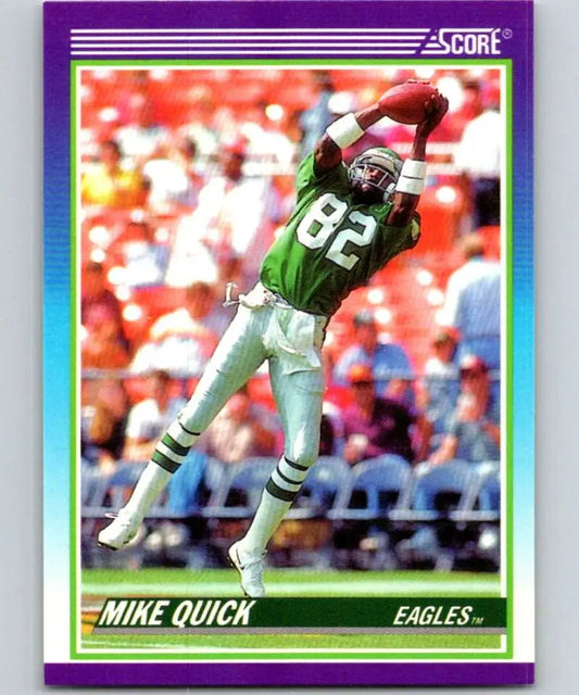 1990 Score #466 Mike Quick NM-MT Philadelphia Eagles Football Card