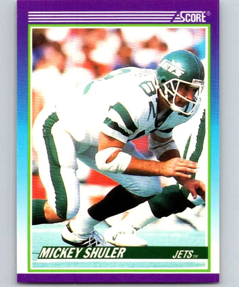 1990 Score #467 Mickey Shuler NM-MT New York Jets Football Card - Football Card Single