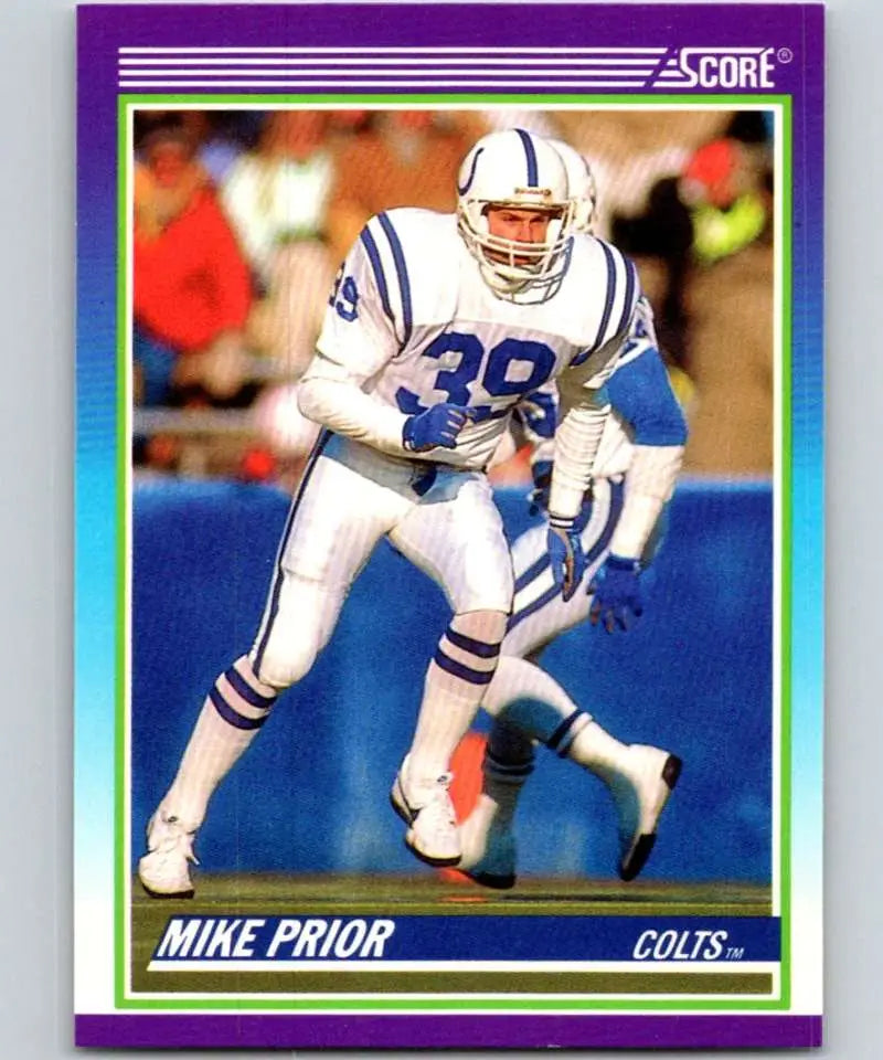 1990 Score #468 Mike Prior NM-MT Indianapolis Colts Football Card - Football Card Single