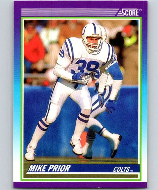 1990 Score #468 Mike Prior NM-MT Indianapolis Colts Football Card