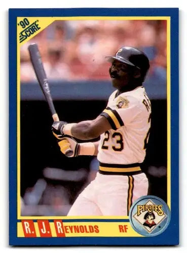 90 Score R J Reynolds baseball card with original gloss from simply sandoval cards typically sell