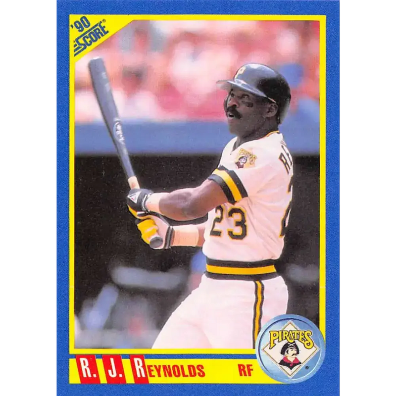 1990 Score #469 R.J. Reynolds NM-MT Pittsburgh Pirates Baseball Card - Baseball Card Single