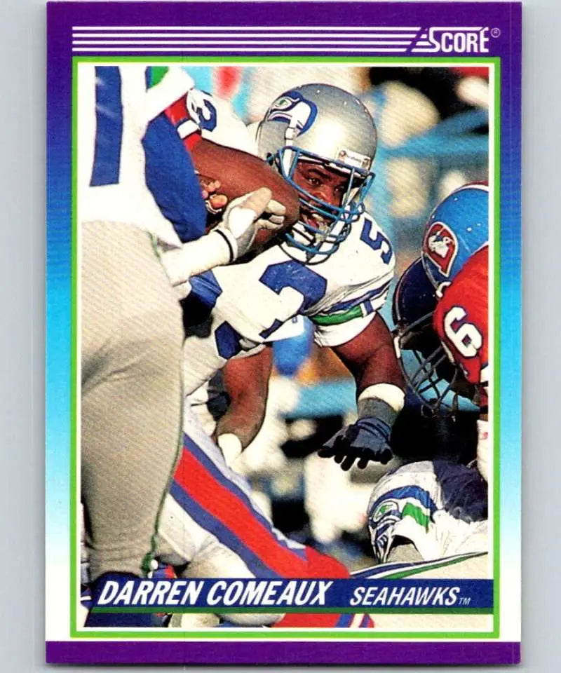 1990 Score #472 Darren Comeaux NM-MT Seattle Seahawks Football Card - Football Card Single