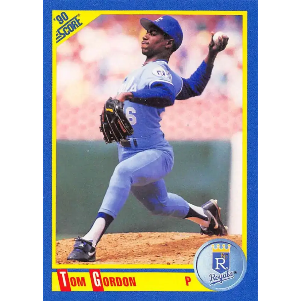 1990 Score #472 Tom Gordon NM-MT Kansas City Royals Baseball Card - Baseball Card Single