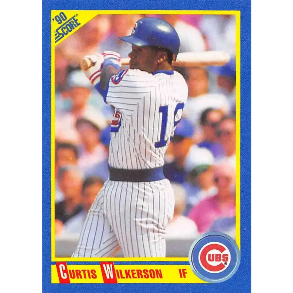 1990 Score #474 Curtis Wilkerson NM-MT Chicago Cubs Baseball Card - Baseball Card Single