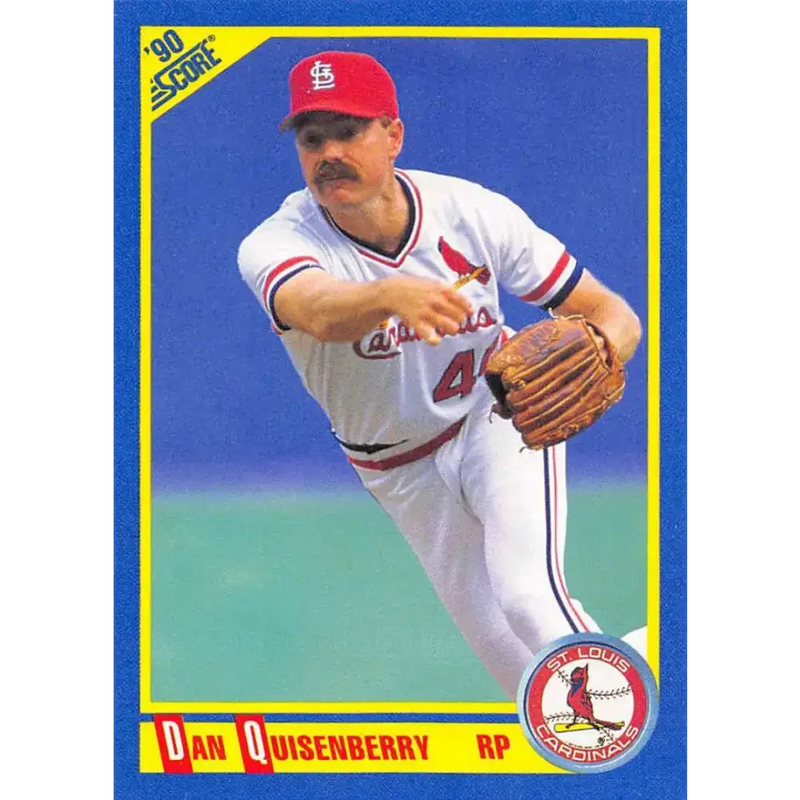 1990 Score #475 Dan Quisenberry NM-MT St. Louis Cardinals Baseball Card - Baseball Card Single