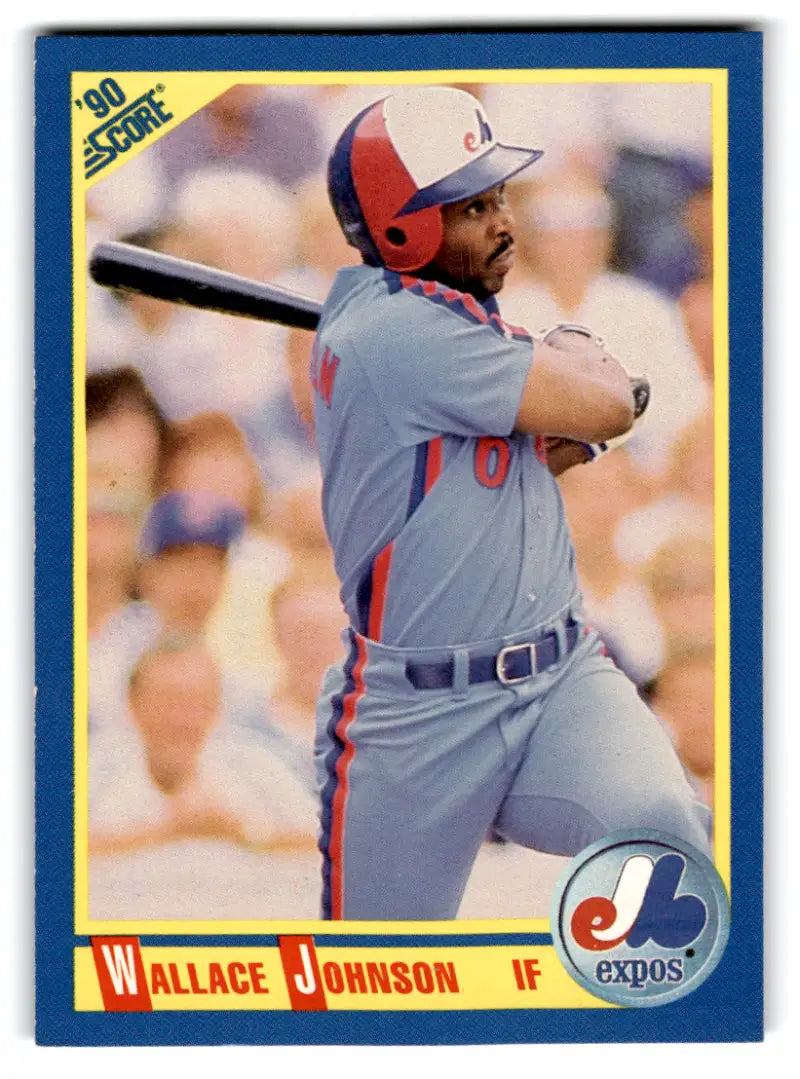 1990 Score #479 Wallace Johnson NM-MT Expos ID:70062 - Baseball Card Single
