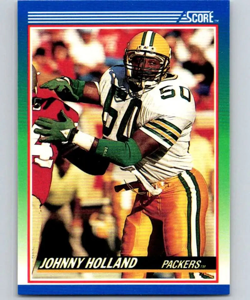 1990 Score #48 Johnny Holland NM-MT Green Bay Packers Football Card - Football Card Single