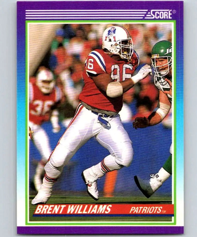1990 Score #482 Brent Williams NM-MT New England Patriots Football Card - Football Card Single