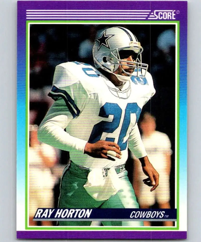 1990 Score #484 Ray Horton NM-MT Dallas Cowboys Football Card - Football Card Single